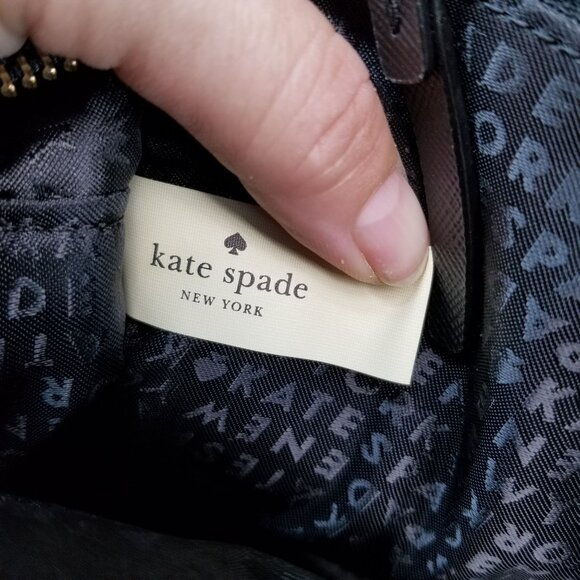 Kate Spade Purse Womens Black Nylon Bradley Wilson Road Backpack 11x9x6 - Picture 12 of 15